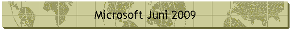 Microsoft Juni 2009